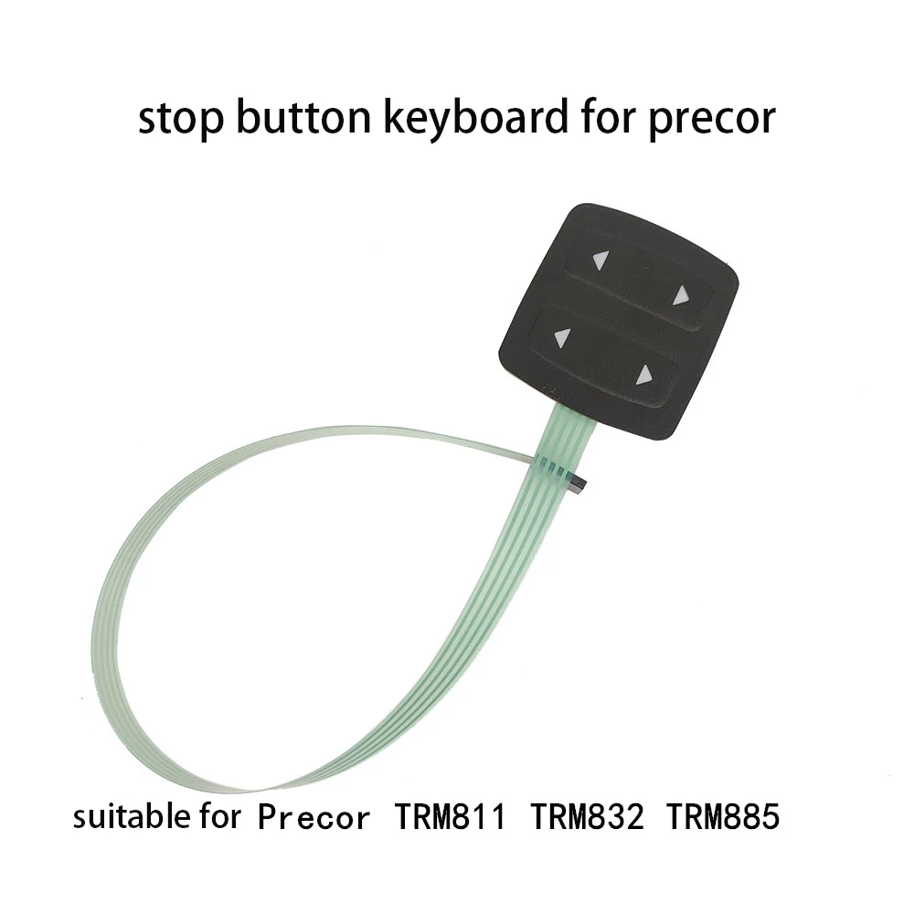 Quick start stop button keyboard for precor TRM811 TRM832 TRM885 Treadmill parts Icons Stickers for precor repair