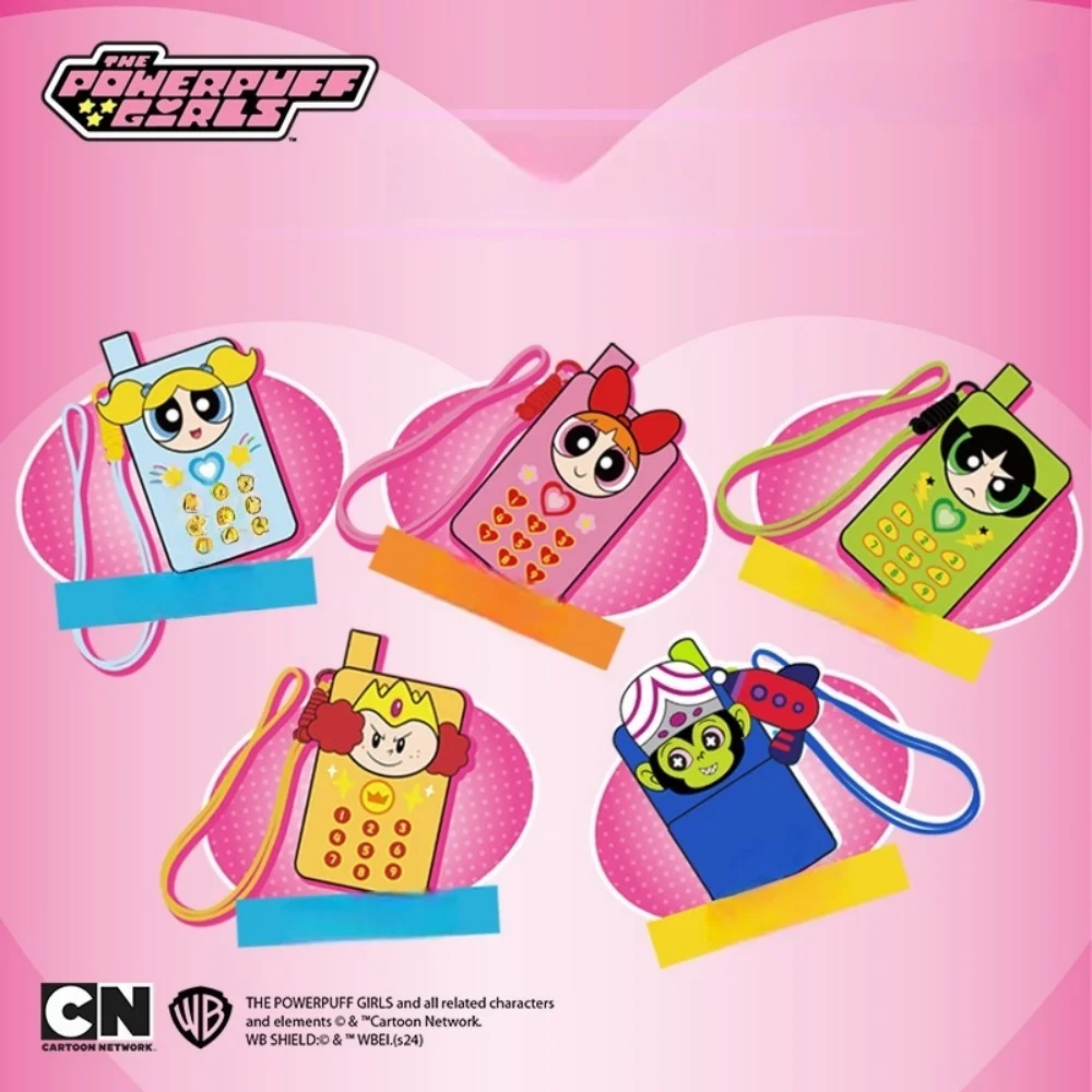 Genuine Anime The Powerpuff Girls Doll  Blossom Bubbles Buttercup Morbucks Collectible Plush Toy Backpack Ornaments Gifts