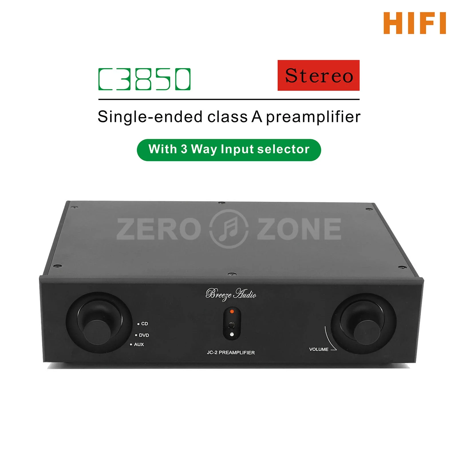 

HIFI C3850 Single-ended Class A Preamplifier With 3 Way RCA Input Reference Accuphase C3850 Circuit