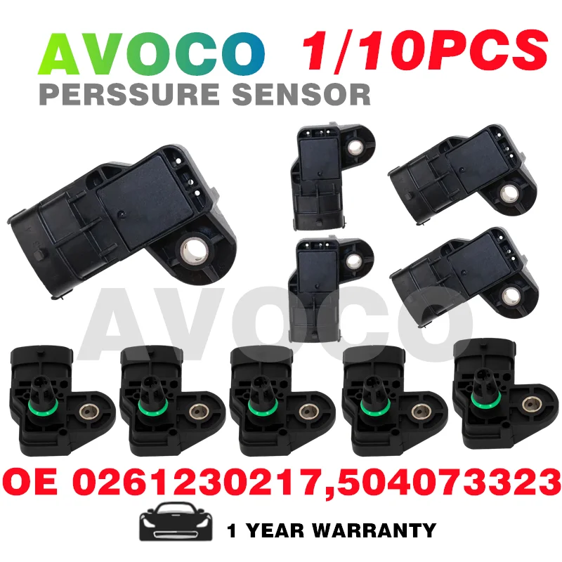 

1/10PCS New Intake Manifold Pressure MAP Sensor For Opel Blazer S10 Captiva Astra Vectra Zafira 2.0L 2.4L 0261230217 94705196