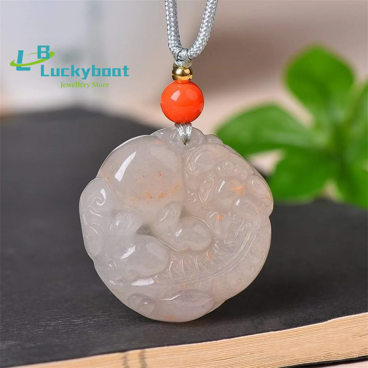 Natural Gold Silk Jade Meets Demands Pixiu Pendant is Simple Personalized Fashion and Versatile for Men and Women