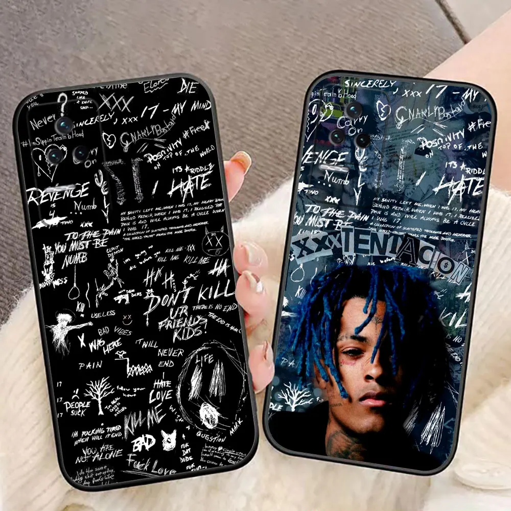 Rapper x-XXXTentacions Cover Phone Case For Redmi K60 K40 K30 14C 13C 12C 12 10 10C 9T 9C 9A 9 8 7 6 A1 A2 A3 A5 Plus TPU Case