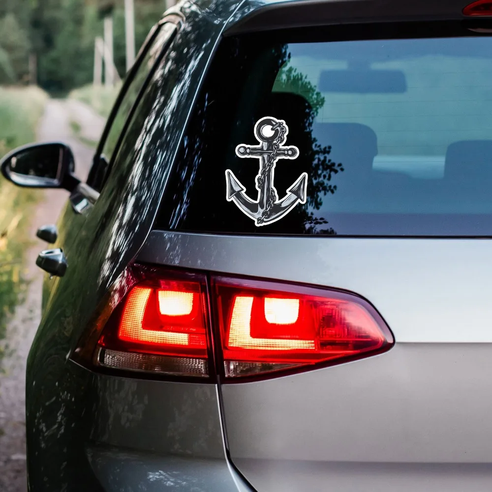 Boat Anchor Chain New Limited Scratch Resistant Stylish Laptop Decal Waterproof Vinyl Car Window Bumper Auto Exterior Gift