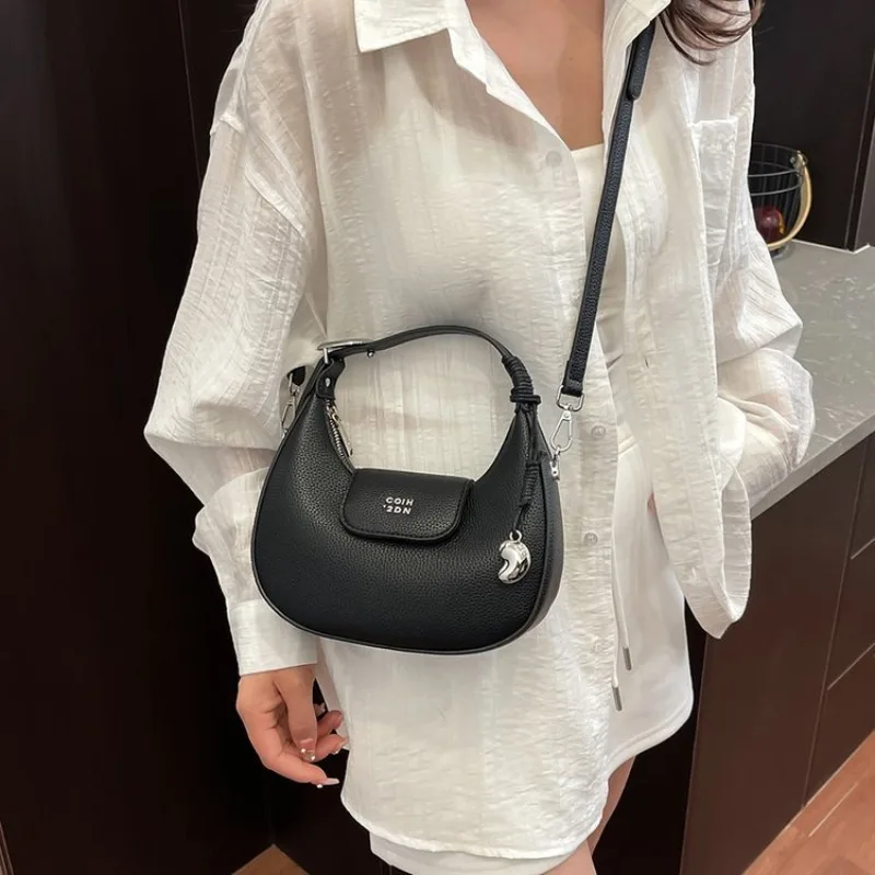 여성용 학생 가방 캠퍼스 스타일 크로스 바디 백 언더암 숄더 백 캐주얼 패션 필수품