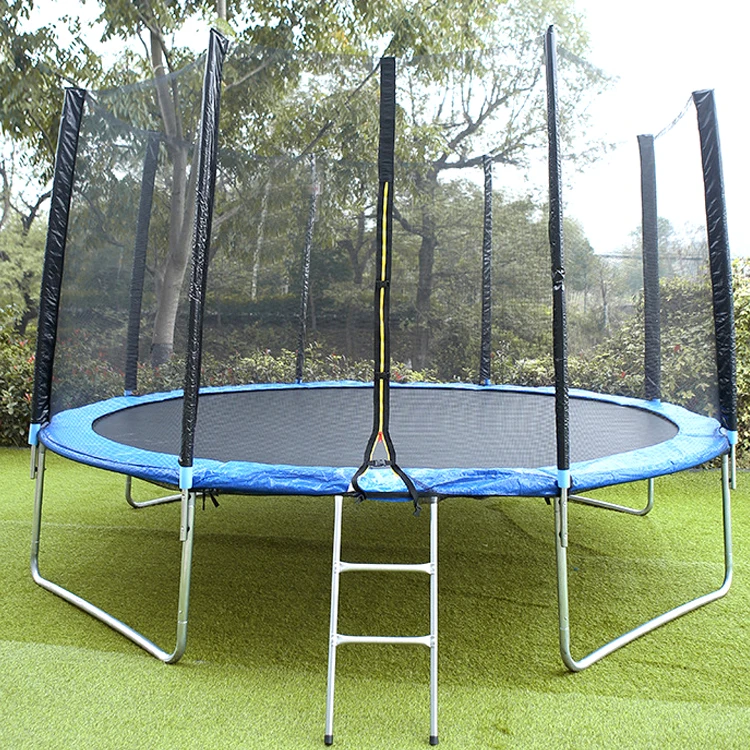 

10 FT Jumping Bed Indoor and Outdoor Fitness Equipment for Kids and Adult Trampoline with Ladder New