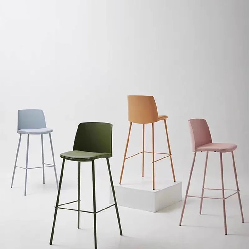 Height Library Kitchen Bar Chair Outdoor Restaurant Reception Nordic Bar Chair Lounge High Cadeira Ergonomica Furniture Counters