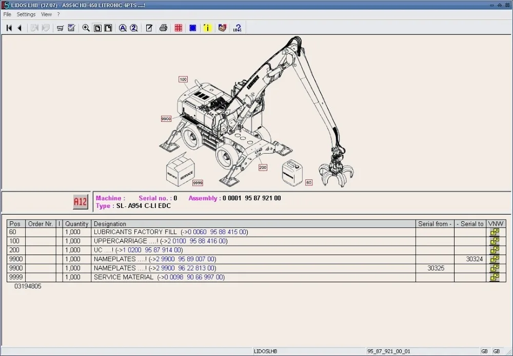 TruckEPC3 Liebherr Lidos 2022 All Parts & Service Complete Full Set Offline+USB HDD+keygen Multi-languages