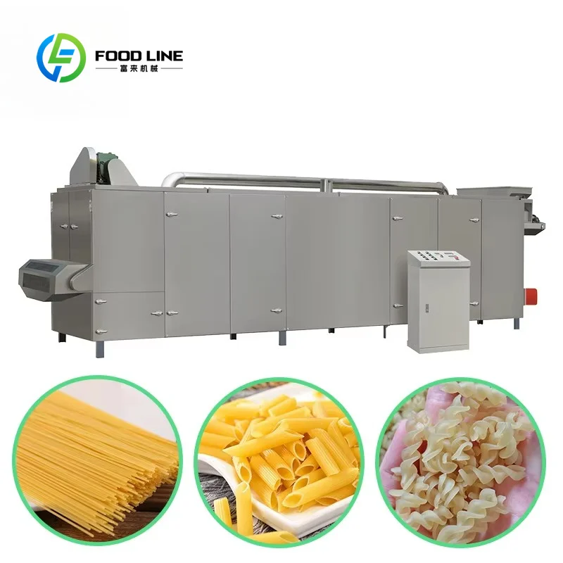 Electric Italian Pasta Extruder Line, Custom Automatic Industrial Equipment for Macaroni Manufacturing