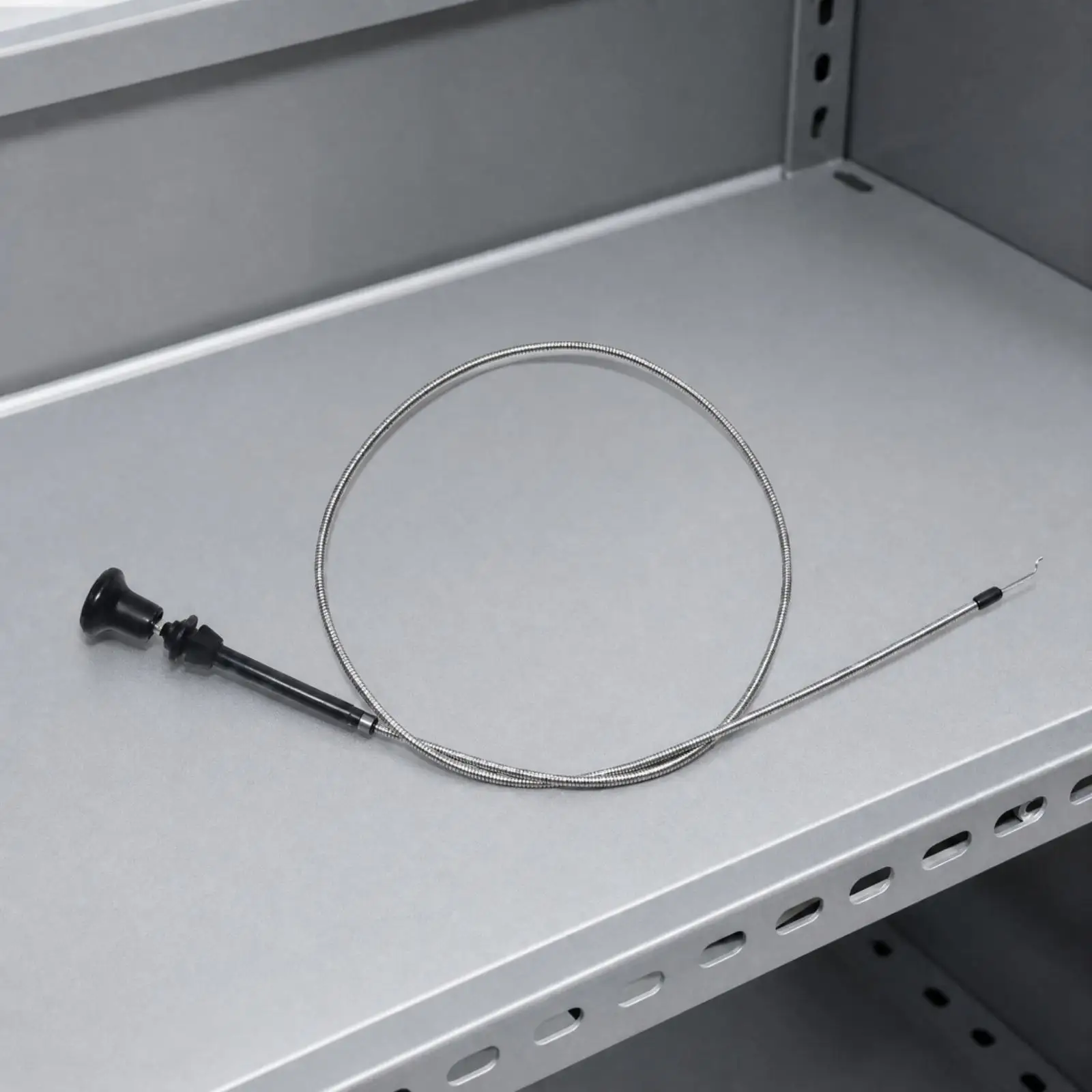 Choke Cable Assembly 203993 High Carbon Steel Control Cable with Hook End for Engine Maintenance Replacement