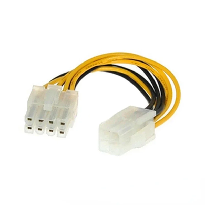 18Cm 4 Pin To   Motherboard Cpu Power Cable ATX   Male to   Female EPS   Cord Adapter CPU  Supply