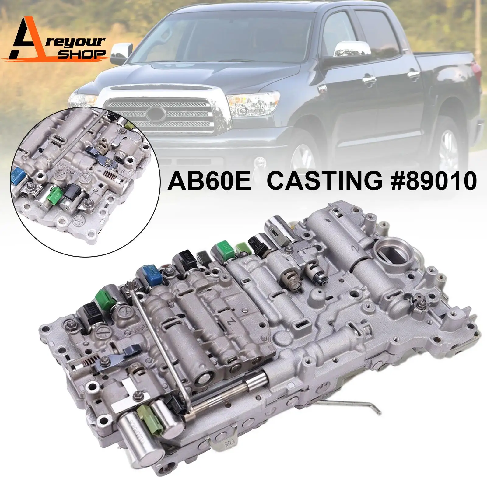 AB60E 89010 Transmission Valve Body W/ Solenoids TB-681S For Toyota TUNDRA 2007-