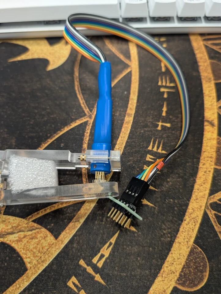 Extra Long Spring Clip Burning Needle Burning Cable Download Cable Without Removing the Chip