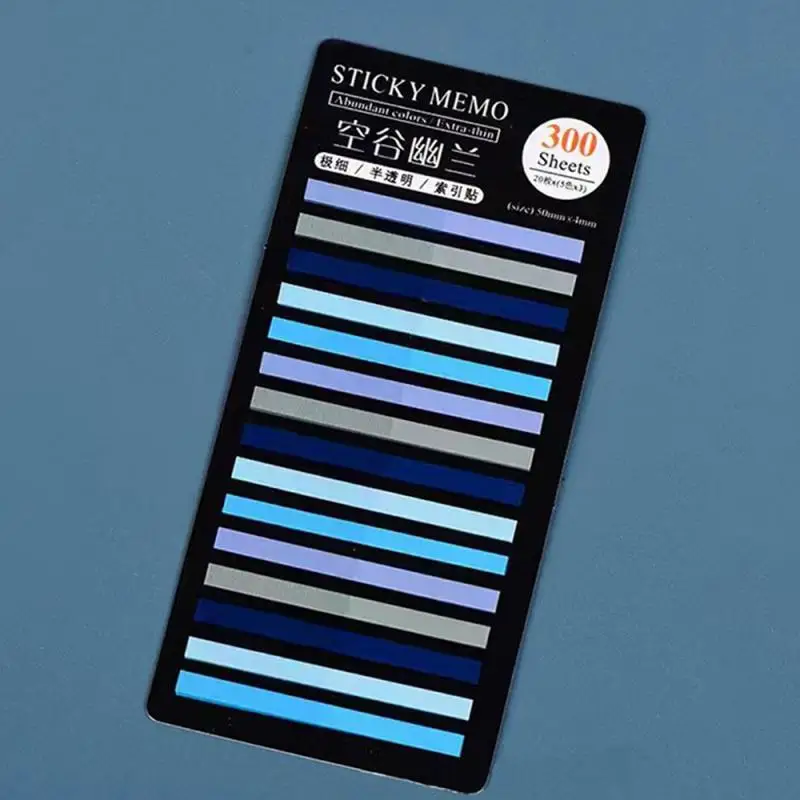 Color Stickers Transparent Fluorescent Index Tabs Flag Sticky Note Page Bookmark School Office Supplies Stationery