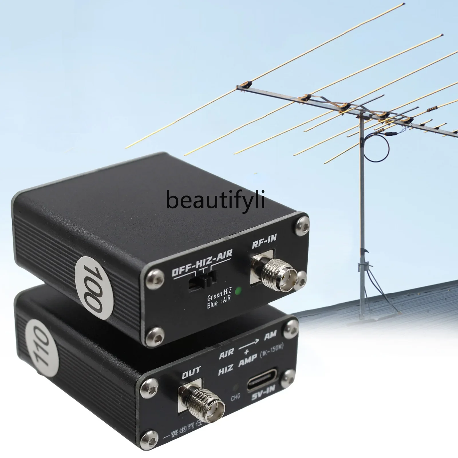 

Asmt42 Air inverter, aviation band, frequency conversion to short wave, aviation inverter high resistance amplifier, 2 in 1