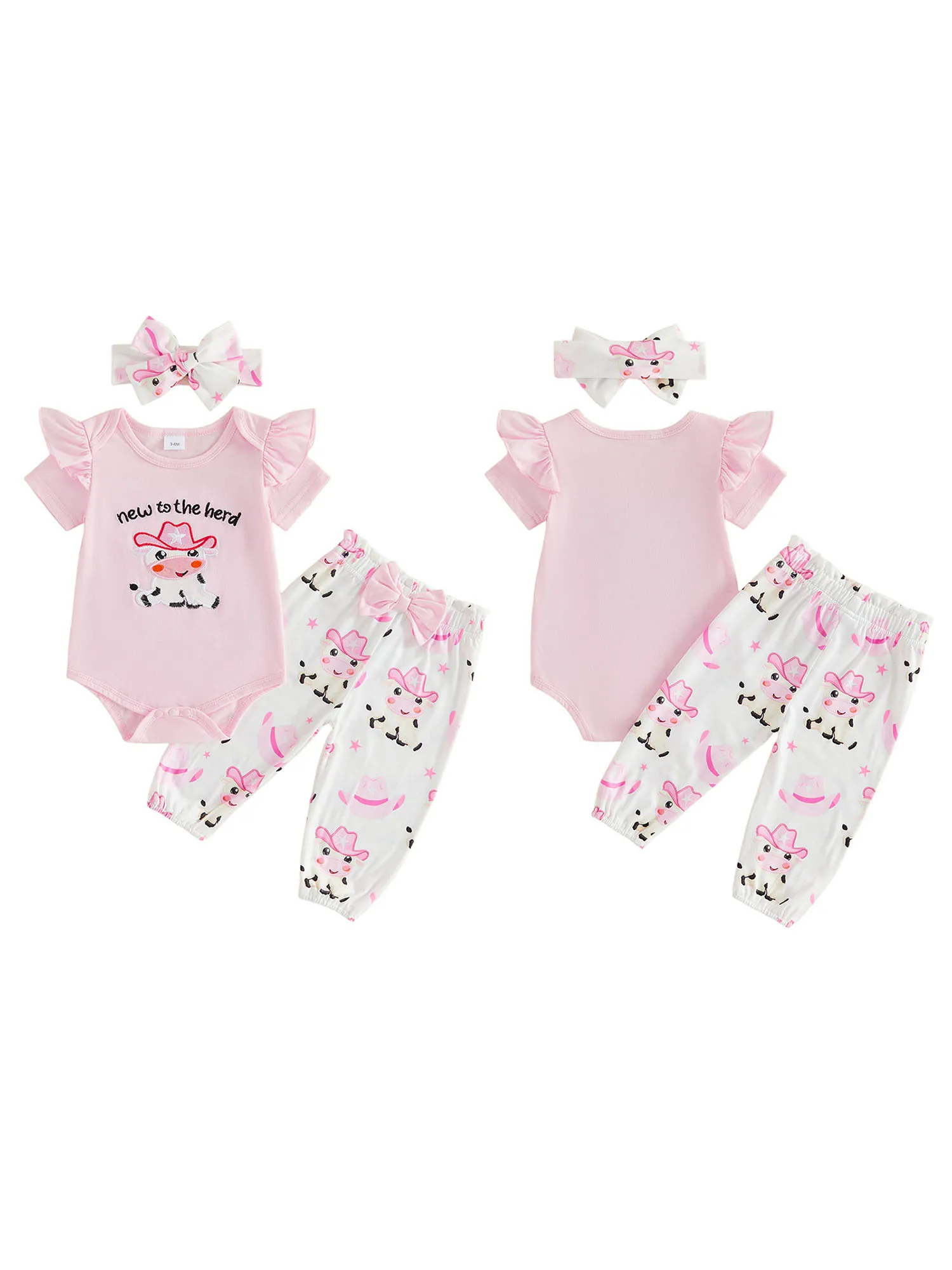 

Стильное джинсовое платье-комбинезон для девочек с подходящей повязкой на голову и пинетками, комплект из 3 предметов в стиле вестерн для весны