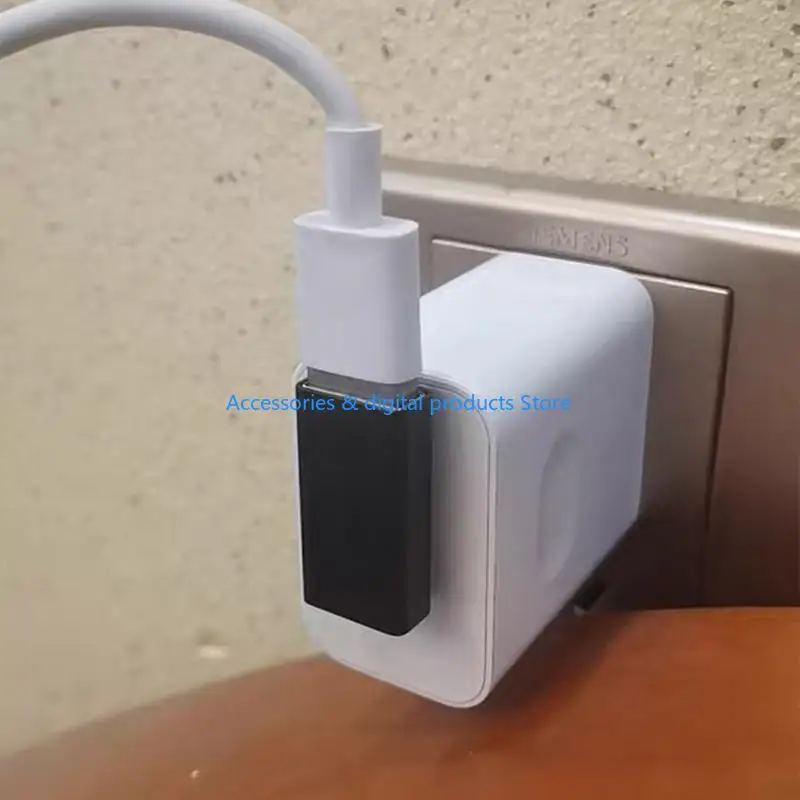77JD 2Pcs USB Adapter Converters Left Right 90 Bend with Fast Data Sync for PC Laptop Chargers Applications