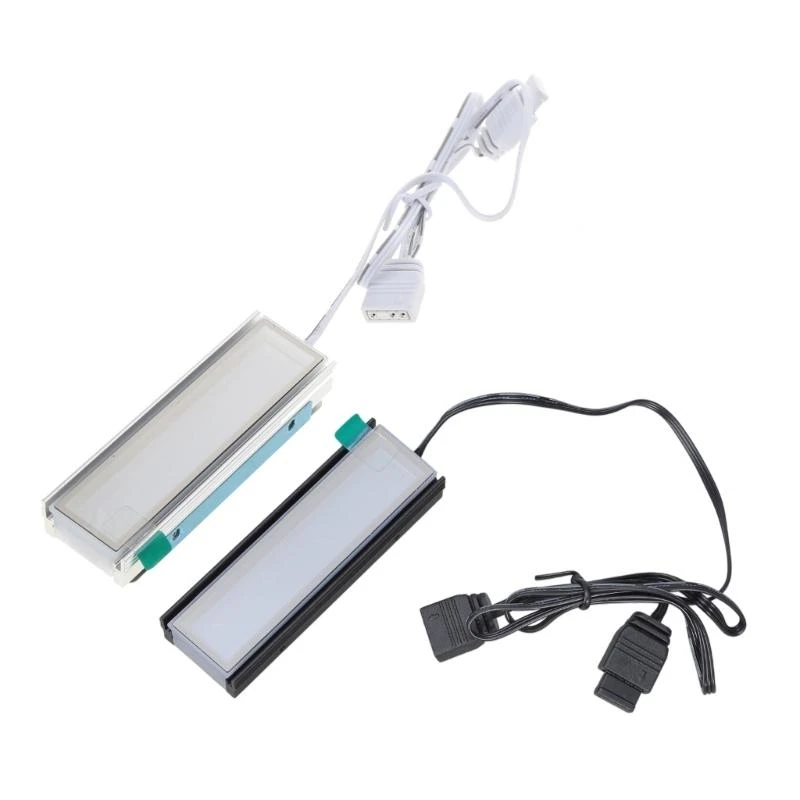 652f Aluminimalloy GPU Tire chaleur avec carte vidéo d'éclairage Radiateur gilet refroidissement