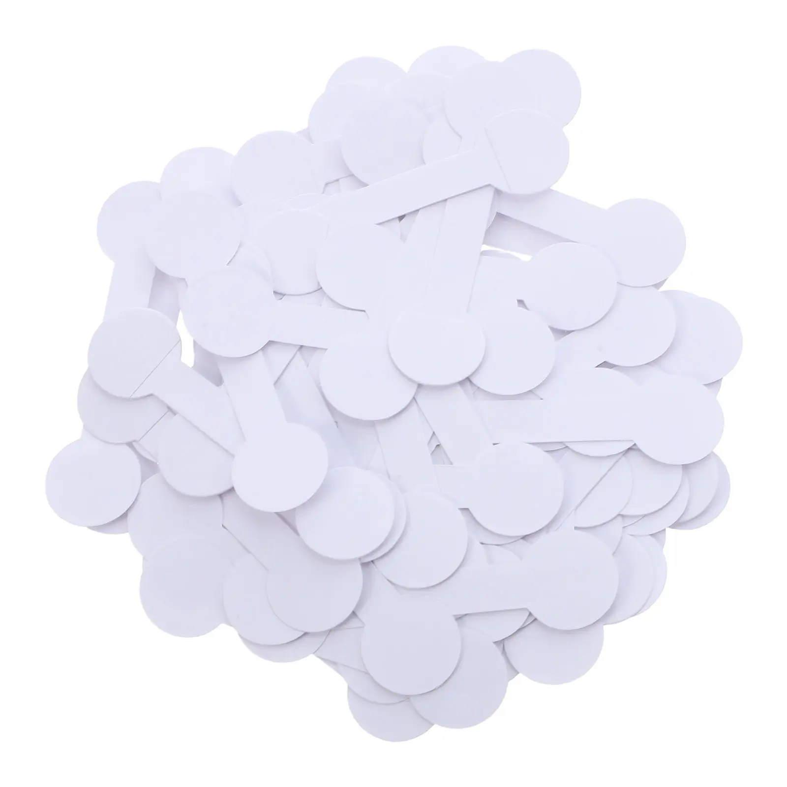 

1000Pcs Jewelry Price Label Stickers White Blank Self Adhesive Waterproof Strong Stickiness for Rings Earrings Bracelets Retail