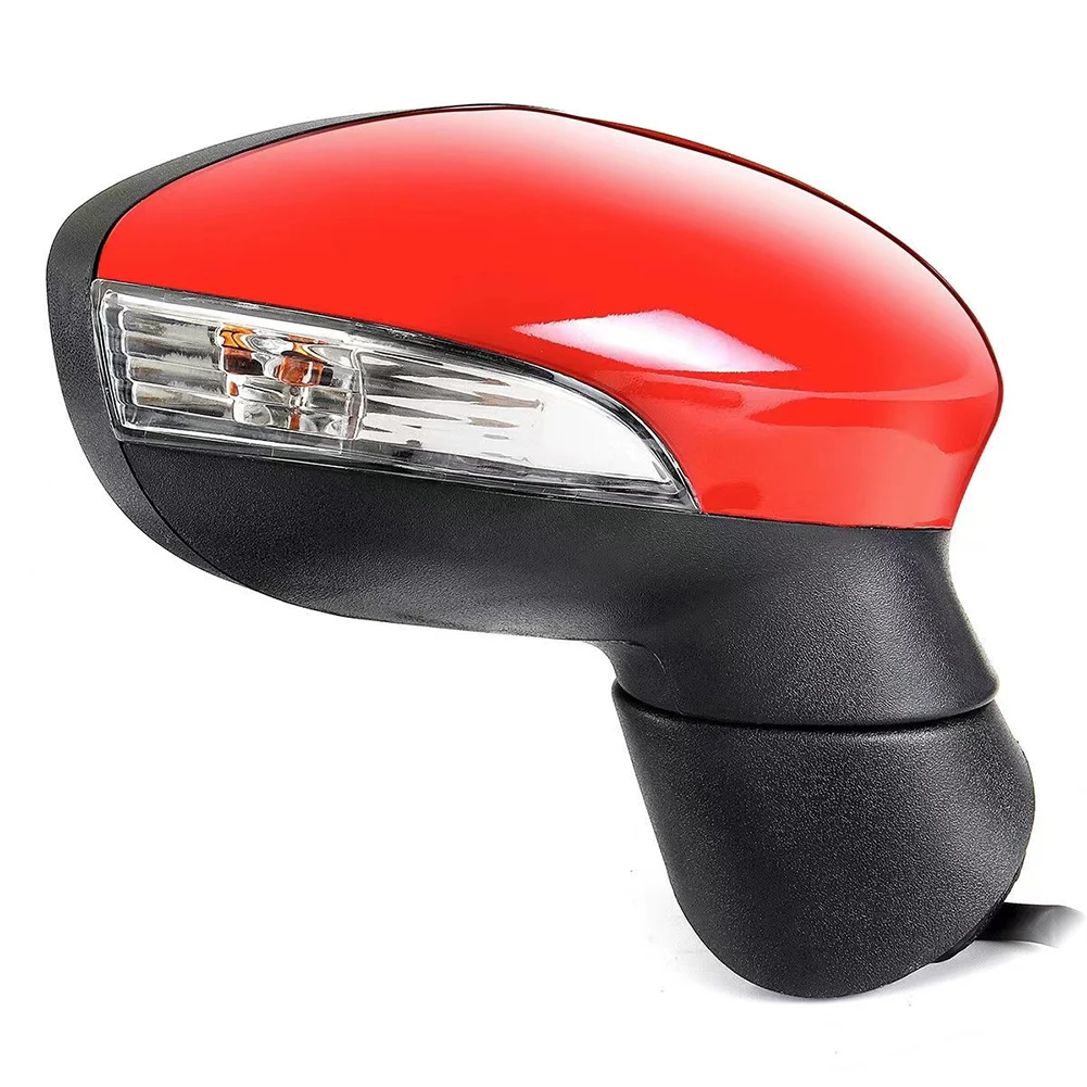 

Car Wing Mirror Front Right Passenger Side Electric Door Rearview Mirror With Turn Light Compatible For Fiesta MK7 2008-2012