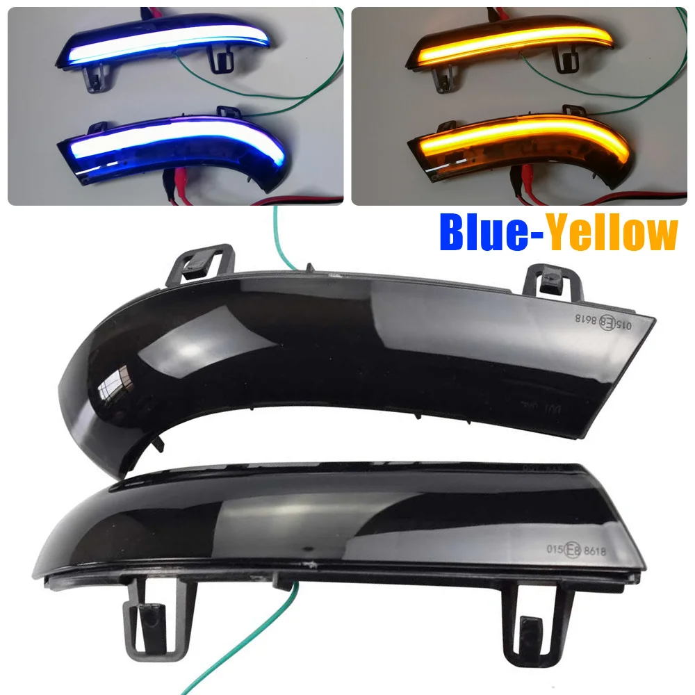 2pcs For VW GOLF 5 GTI V MK5 Jetta Passat B5.5 B6 Sharan Superb EOS Dynamic LED Turn Signal Light Side Wing Mirror Indicator