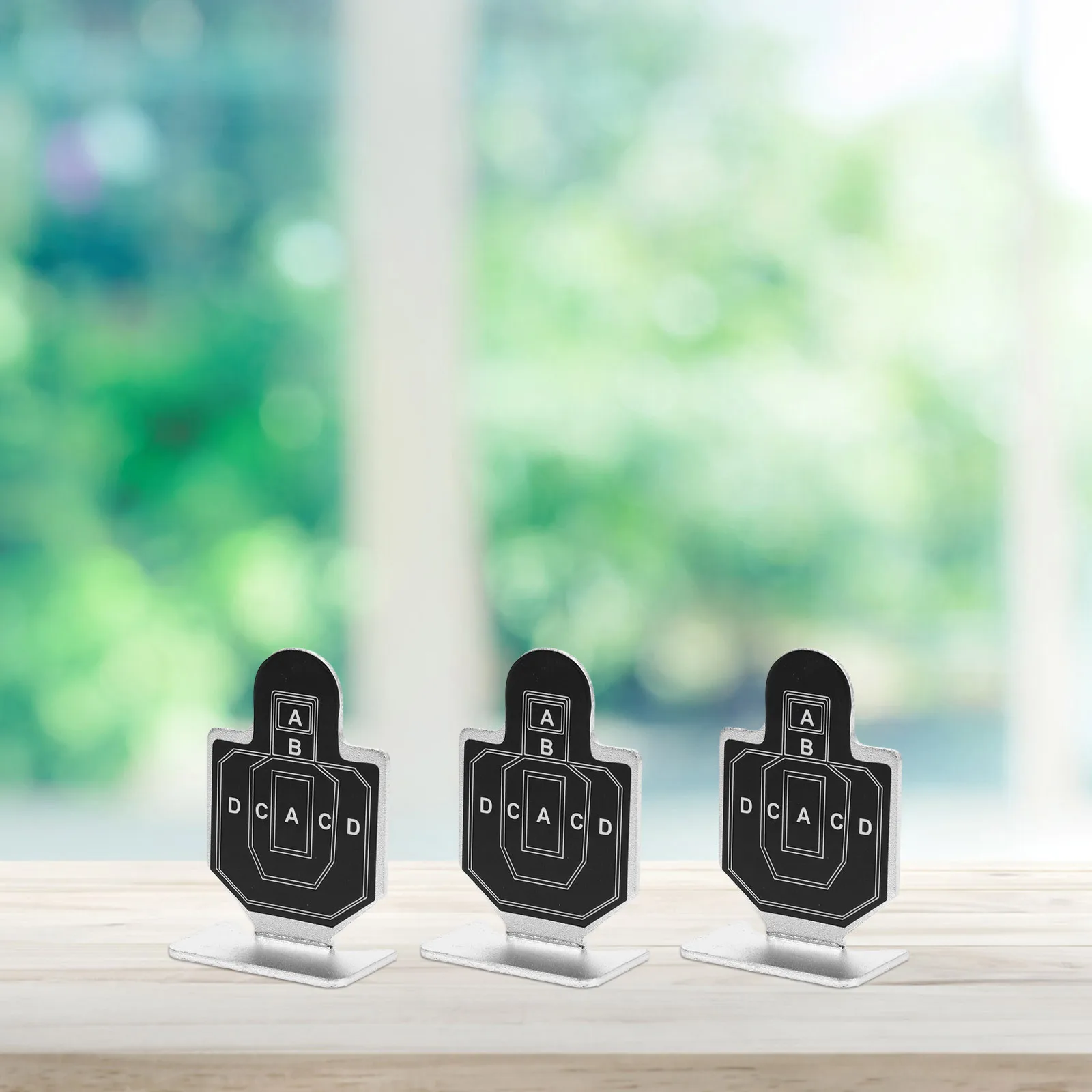 

6Pcs Small Metal Target Set Durable Childsafe Outdoor Training Game Accessories Target Sheets Train Targets Stencil