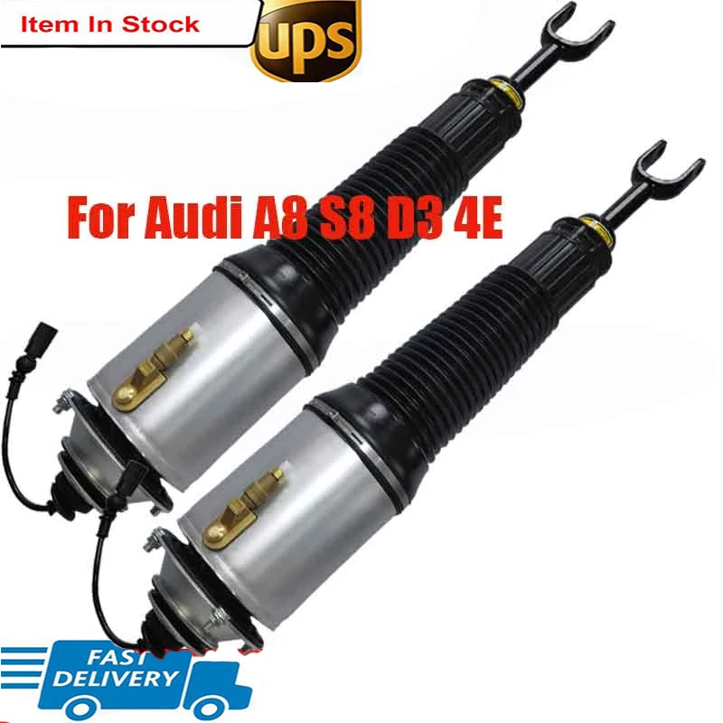 1PC Front Air Suspension Shock absorber Air Strut For Audi A8 S8 D3 4E 4E0616039AF 4E0616040AF 4E0 616 040 AF 4E0 616 039 AF