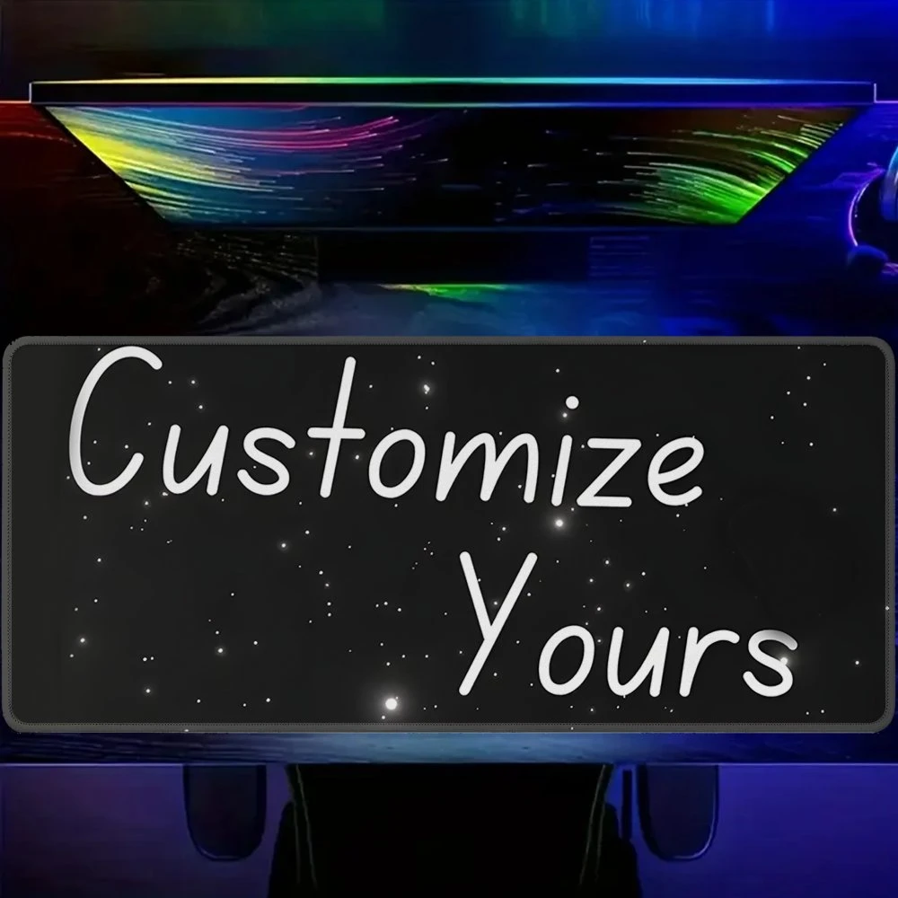 Personalized Custom Mouse Pad Upload Your Image Large Desk Mat Non‑Slip Rubber Base Gaming Mouse Mat for PC Laptop
