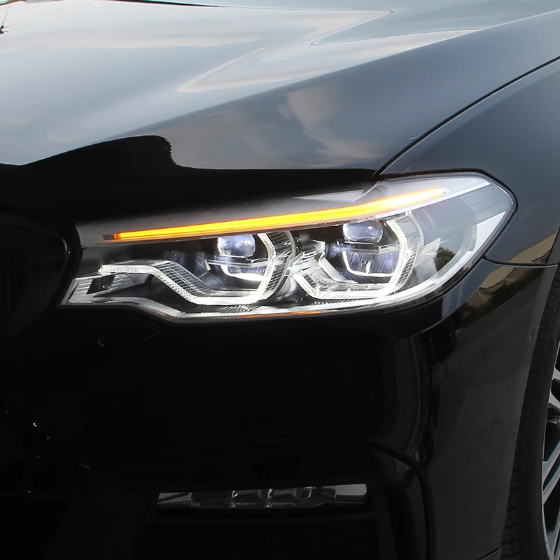 SJC Auto Specially Designed for 5 Series G30 G38 Headlight Assembly 18-20 Modified LED Daytime Running Front Lamps Car Parts
