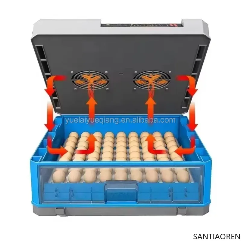 

Higher Hatching Rate Automatic Water Supply 152 Capacity Egg IncubatorAutomatic Intelligent Small Home Incubator 220V/110V/12V