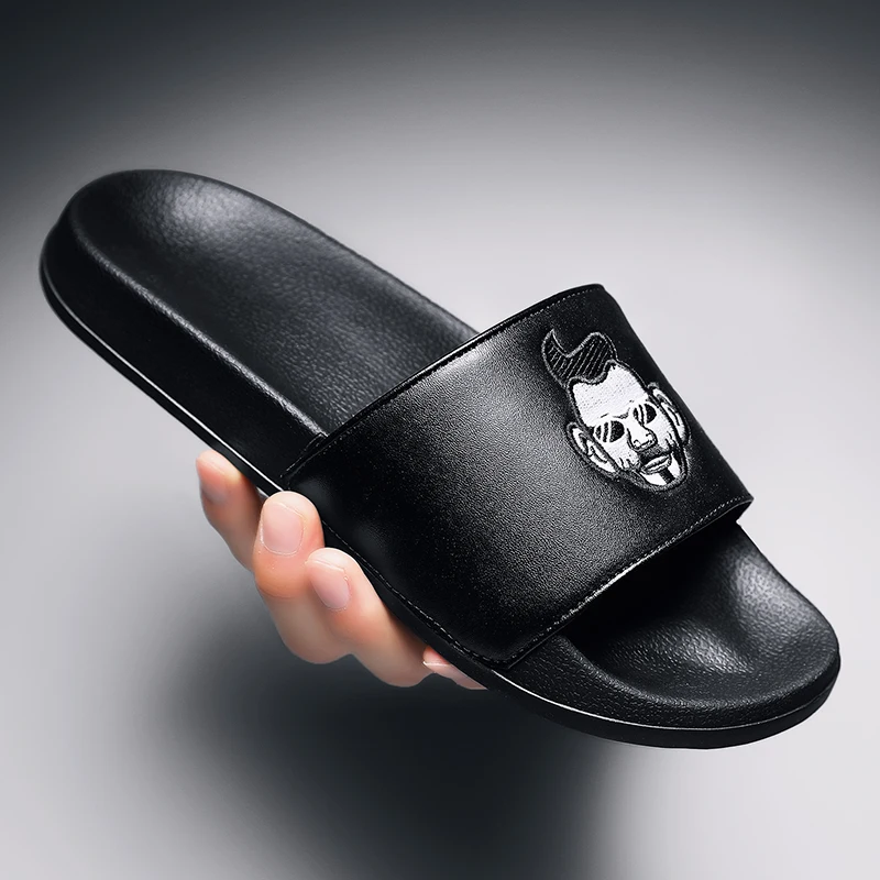 Pantofole da uomo estive Scarpe da spiaggia antiscivolo casual per interni ed esterni per donna Scarpe da casa traspiranti di grandi dimensioni 39-44