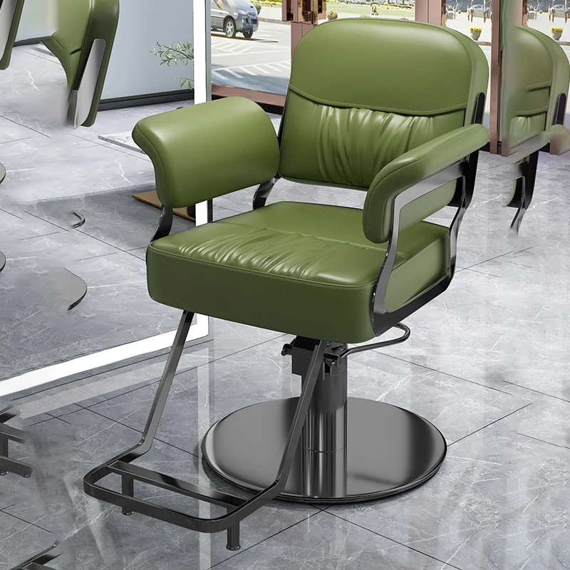 

Nordic Hair Cutting Chair Makeup Artist Salon Hairdresser Simplicity Coiffure Nail Shop Men's Shaving silla de barbero Aesthetic