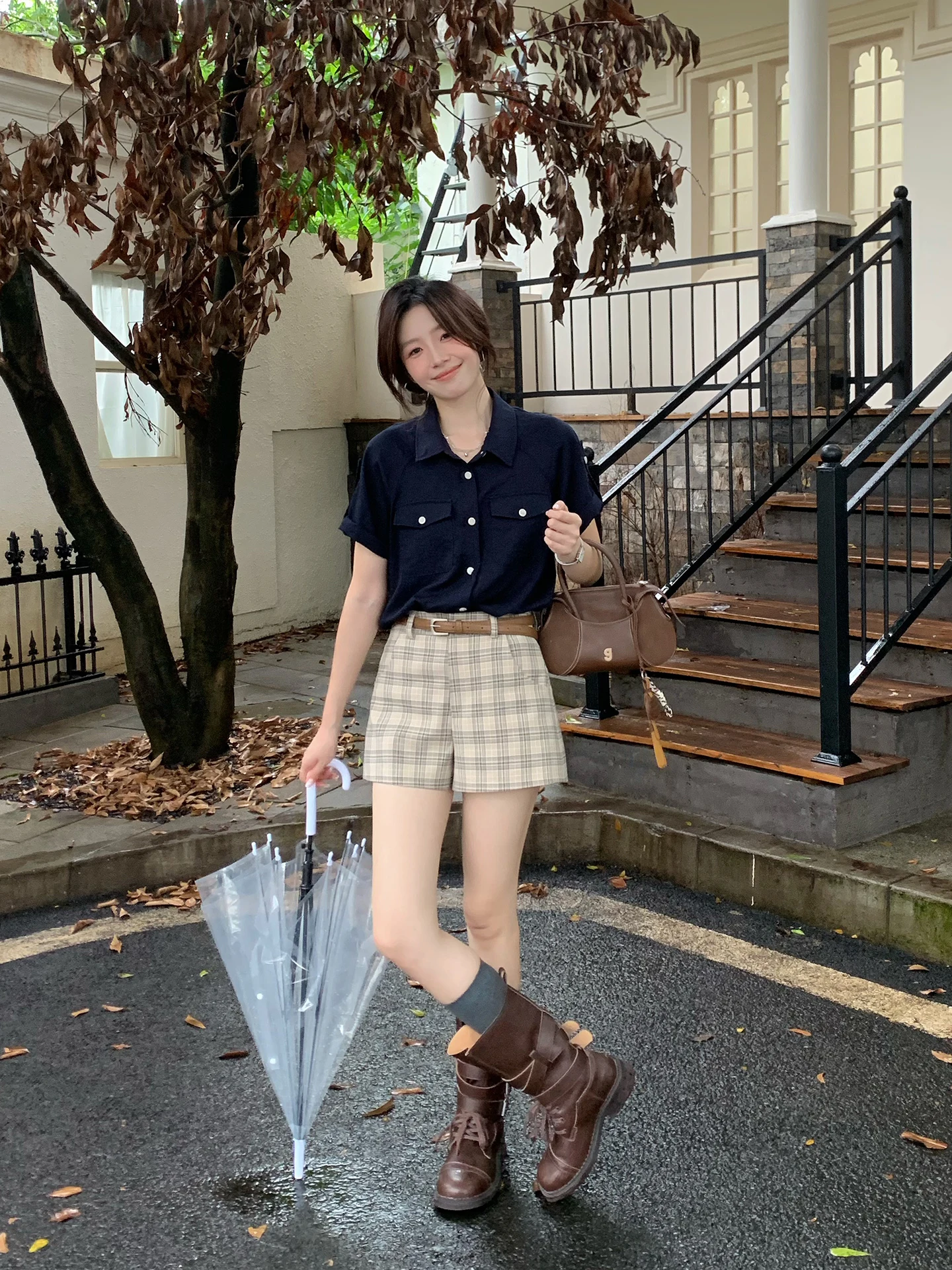 

Свободная корейская рубашка Laid-ba в стиле японской журнальной модели, винтажная повседневная свободная рубашка, удобная, дышащая, из чистого хлопка.