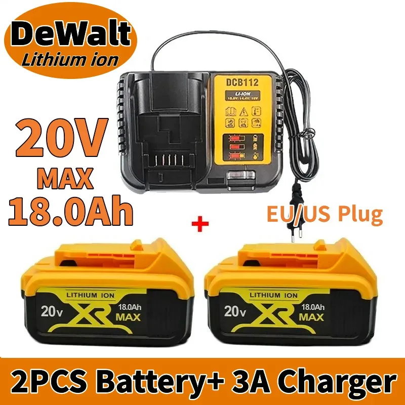 

New Original 18.0Ah 18-20V max Tool Battery Compatible with DCB184 DCB181 DCB182 DCB200 DCB206 Lithium Replacement Battery