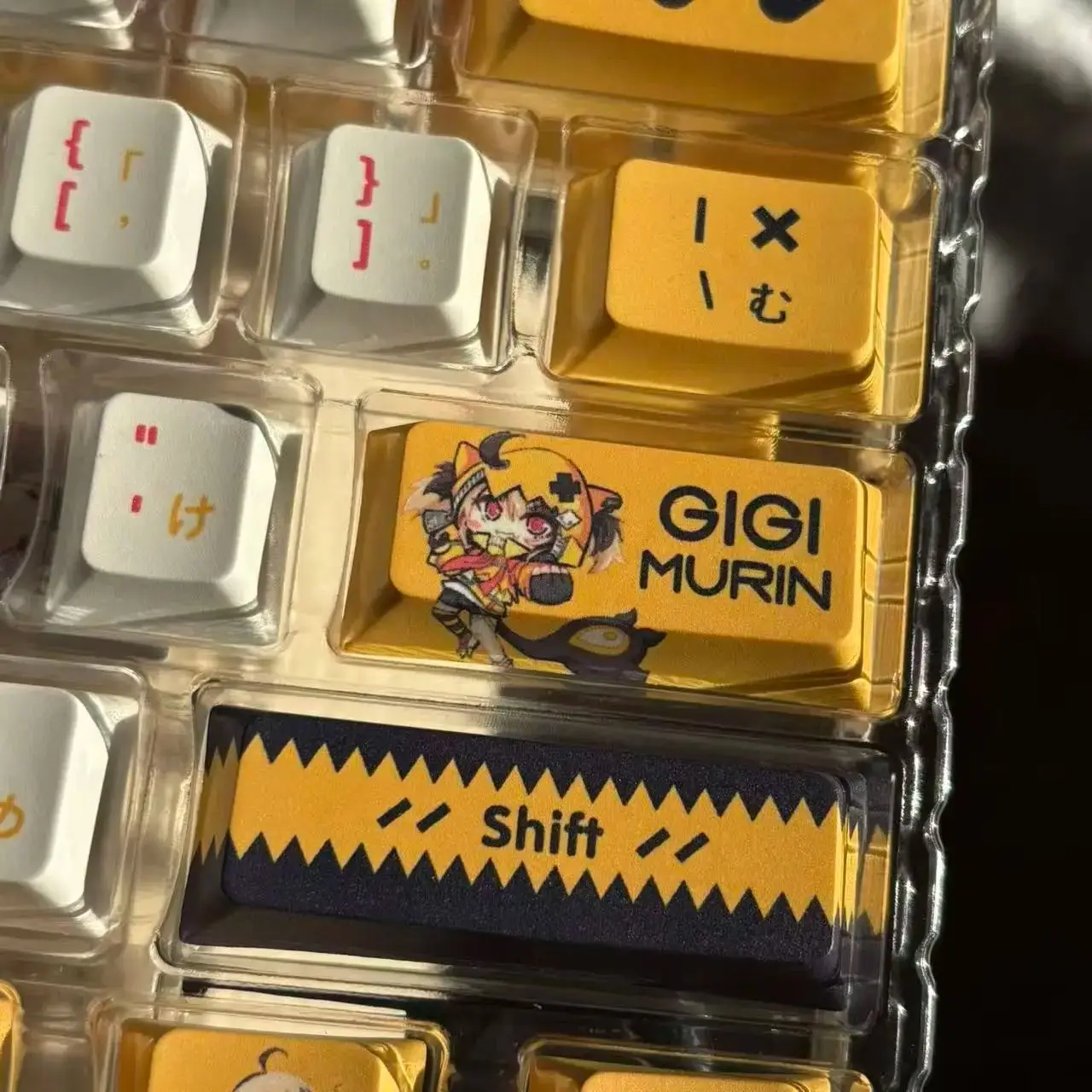 Gigi Murin Key Cap Hololive Vtuber Keycaps MOD PBT DYE Sublimation