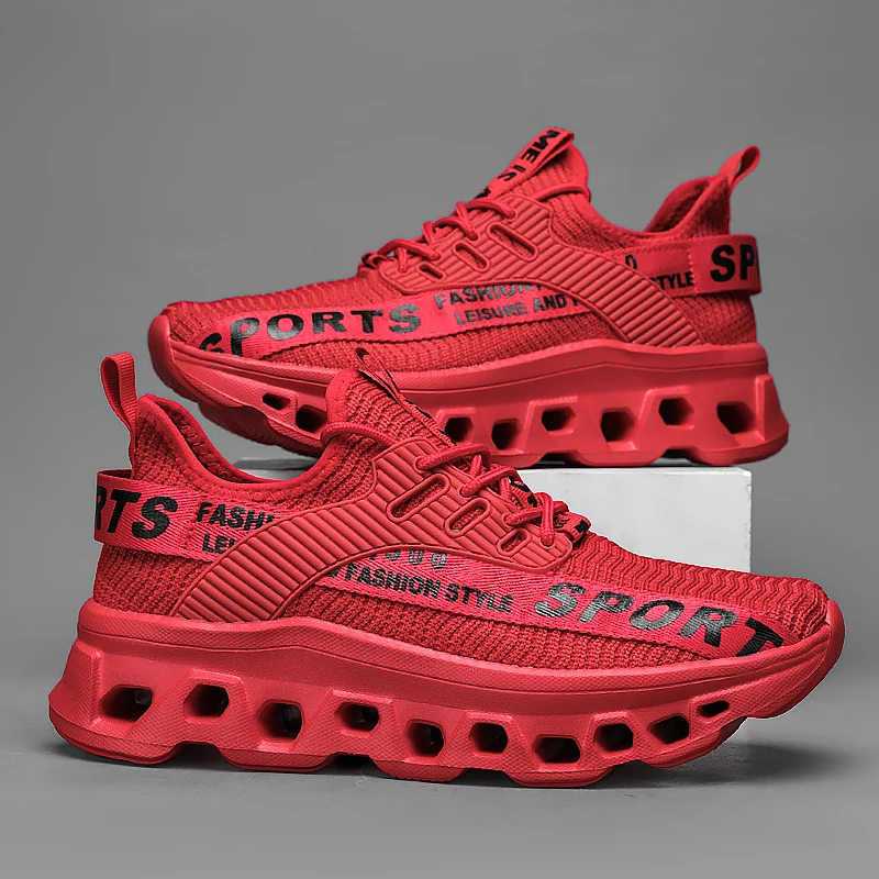 

Men's Running Shoes Casual Sneakers 2025 New Design Lightweight Breathable Walking Shoes Non Slip Vulcanized Size 39-46