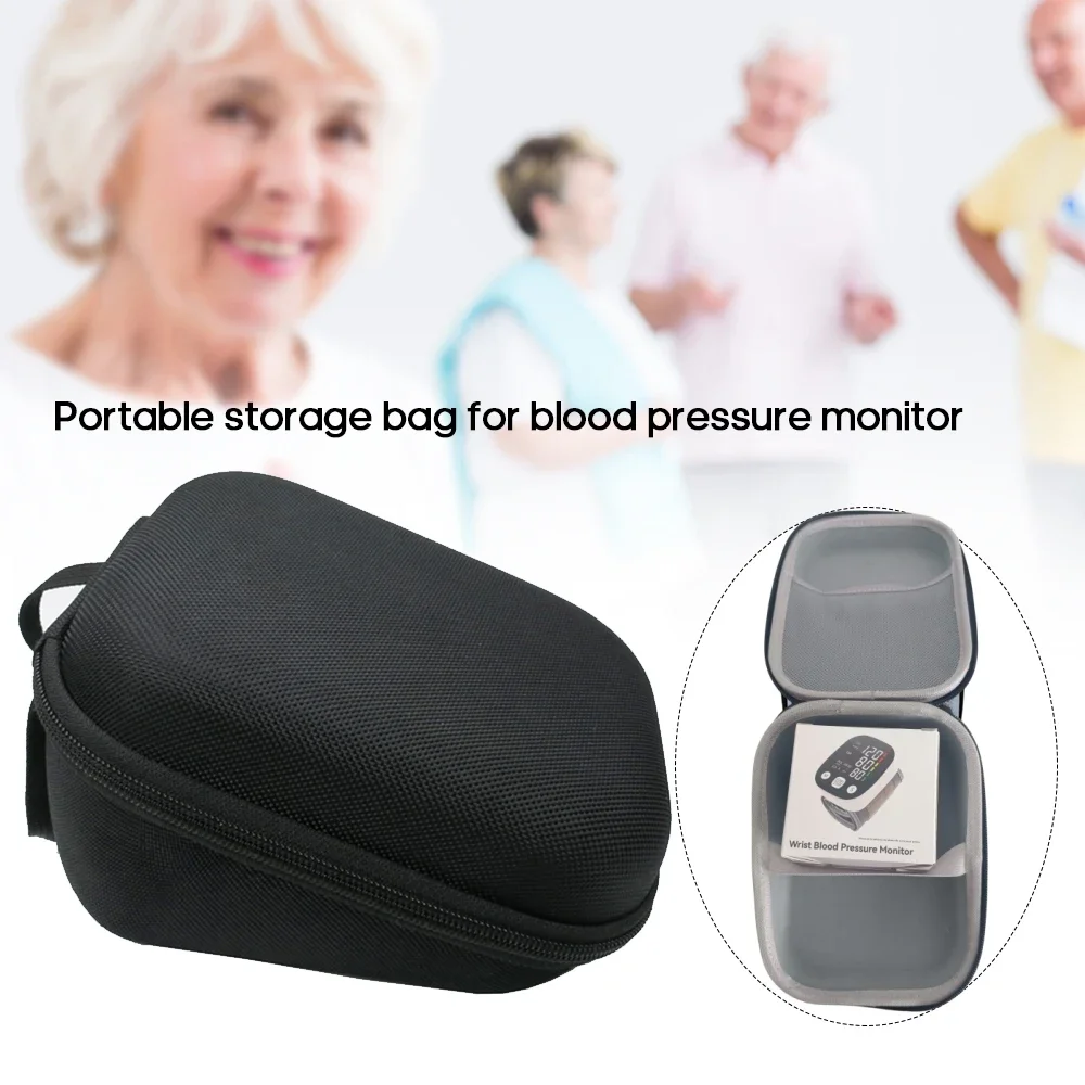 Home Use Sphygmomanometer Bag Portable EVA Blood Pressure Monitor Tonometer Storage Bags Carrying Case for Travel