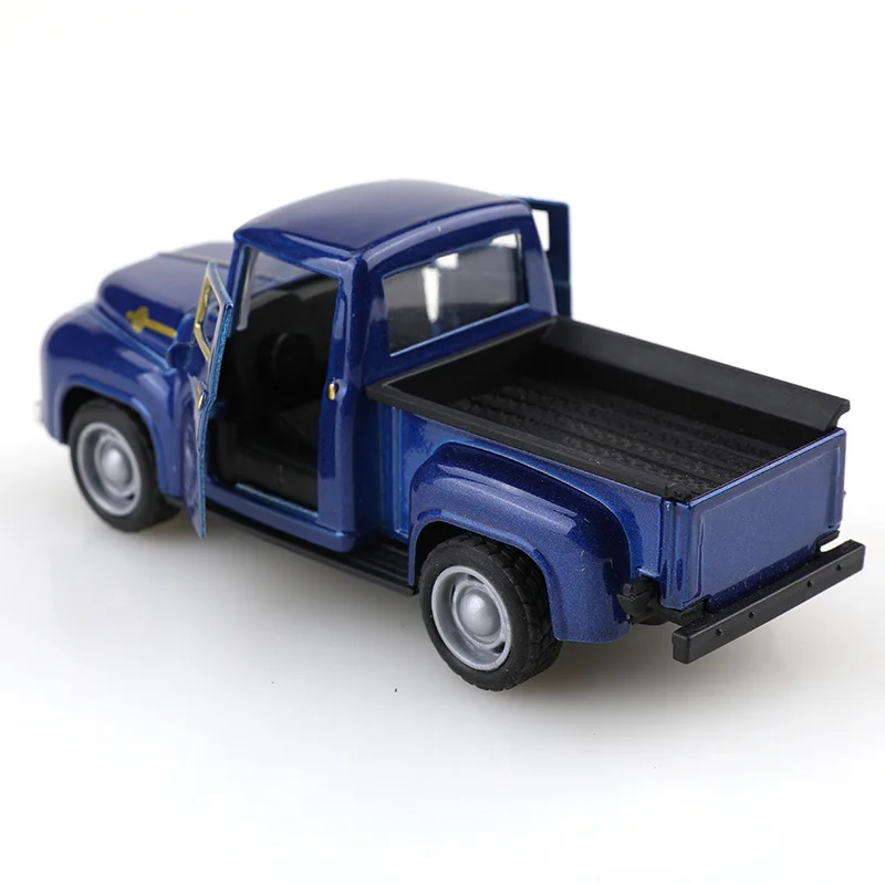 Maßstab 1/38 Mini Retro Simulation Pickup Truck Modell 11 cm Legierung Pull-Back Diecast Fahrzeug Auto Modell Junge Spielzeug sammlung Geschenke