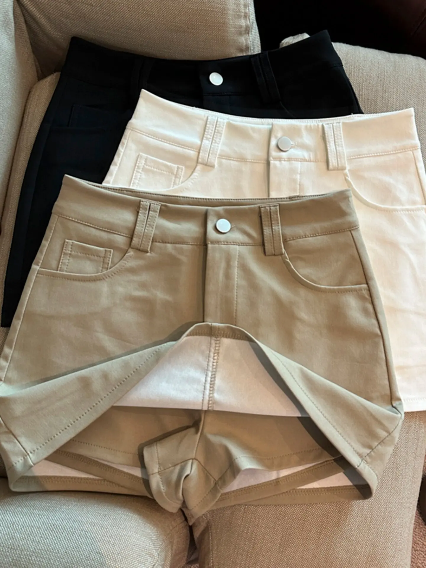Women's Khaki A-line Skirt Vintage Mini Skirt Harajuku Y2k High Waist Oversize Skirt for Women 2000s Clothes Spring Summer 2026