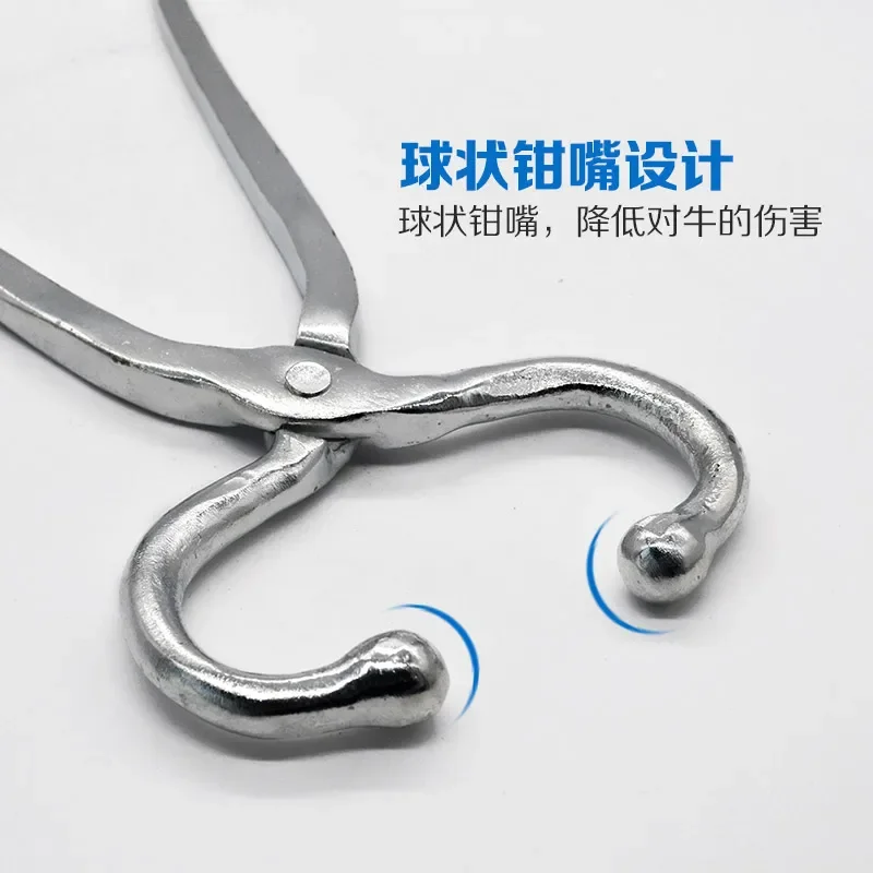 المعدات البيطرية مقبض طويل أنشطة تربية الماشية البقري للأنف ceps كليب كماشة الأنف باودينغ