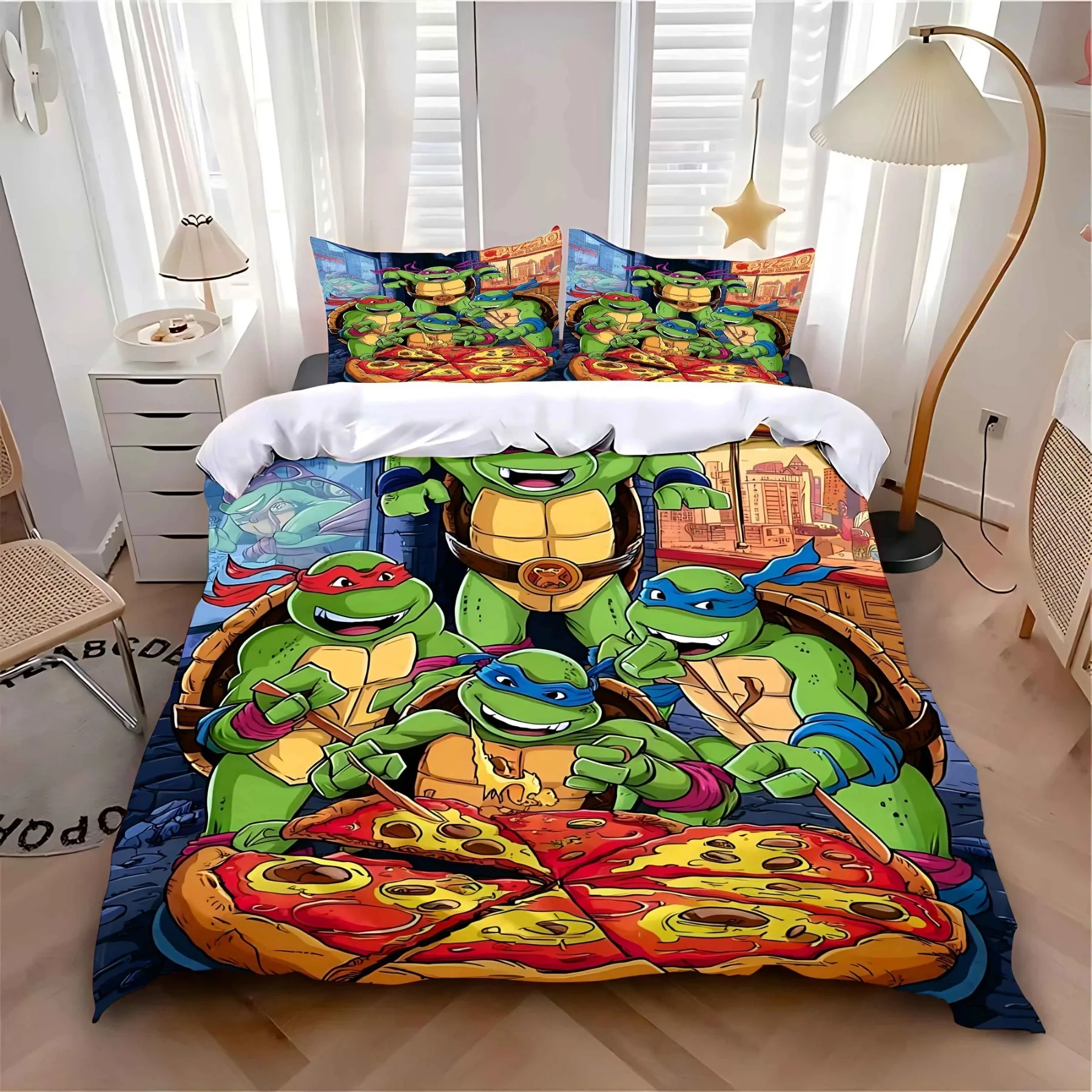 Discover N-Ninja Turtles Bedding Sets, Home Decor Gifts, Bedroom Decor