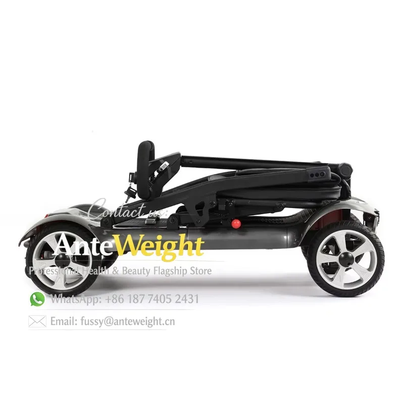 4 Wheel Elderly Lightweight All Terrain Mobility Scooter Portable Folding Mobility Scooter for Adults