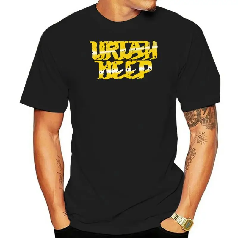 Uriah Heep Classic Rock N Roll Vintage Worn Look Music T Shirt Fashion Cotton Tops Size S-4X