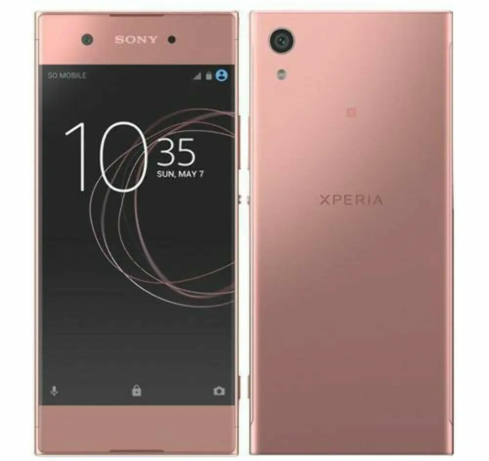 هاتف Sony Xperia XA1 3GB RAM + 32GB ROM بشريحتين فردي/مزدوج 5.0 بوصة أندرويد 23MP 4G LTE هاتف ذكي أصلي GPS WIFI غير مقفول xa1