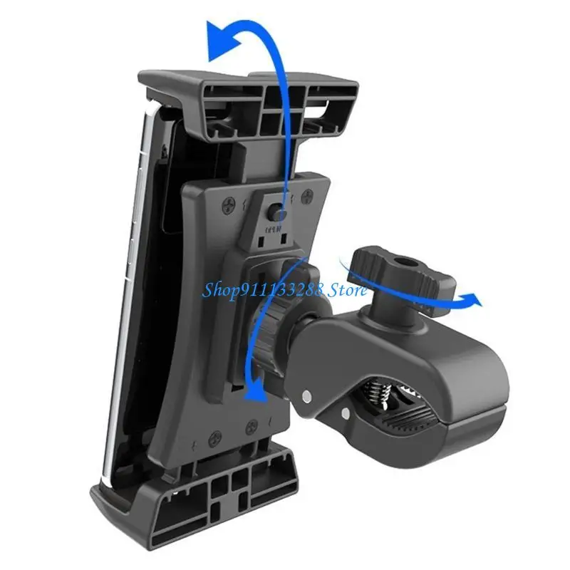 

Зажим для планшета G88D Bikes, эллиптическая подставка для планшета на беговой дорожке в тренажерном зале для планшетов с 4,7–13