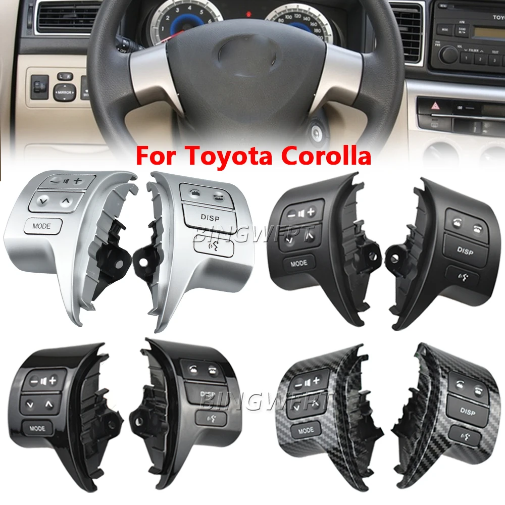 

Steering Wheel Control Button Switch For Toyota Corolla ZRE150L ZRE151L ZRE152L 2007-2009 84250-02200 8425002200 84250-12020