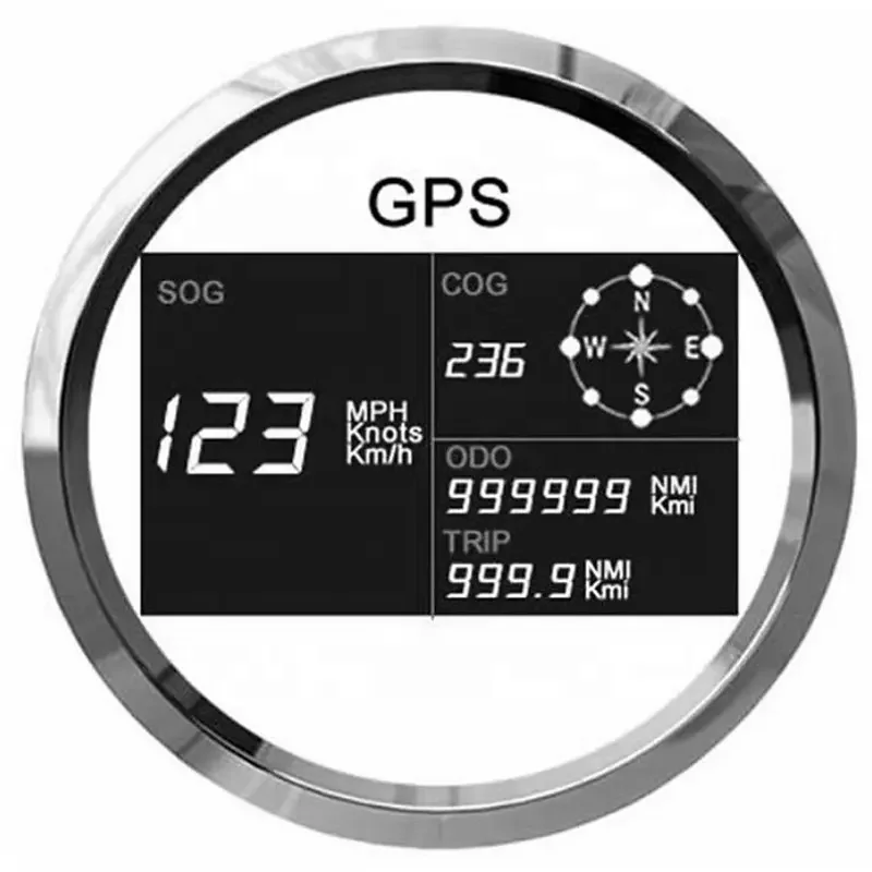 

Универсальный мотоцикл 52 мм цифровой GPS спидометр одометр счетчик пробега регулируемый