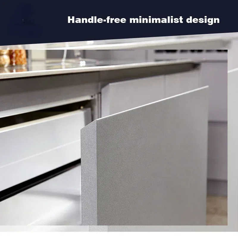 Modern Design Style Furniture Ready To Assemble Cupboard Complete Sets Stainless  Steel Drawer Modular Kitchen Cabinets For Sale