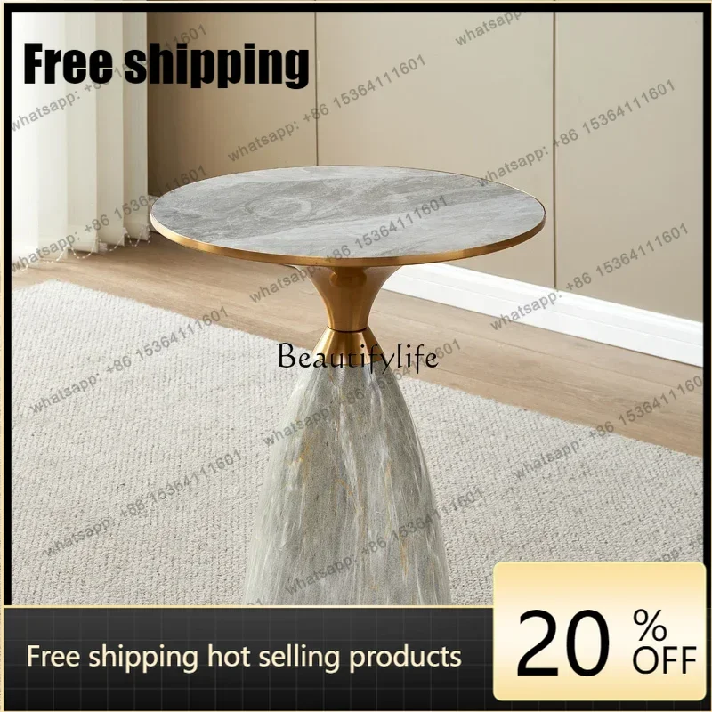 Customizable Round Coffee Table For Household Use