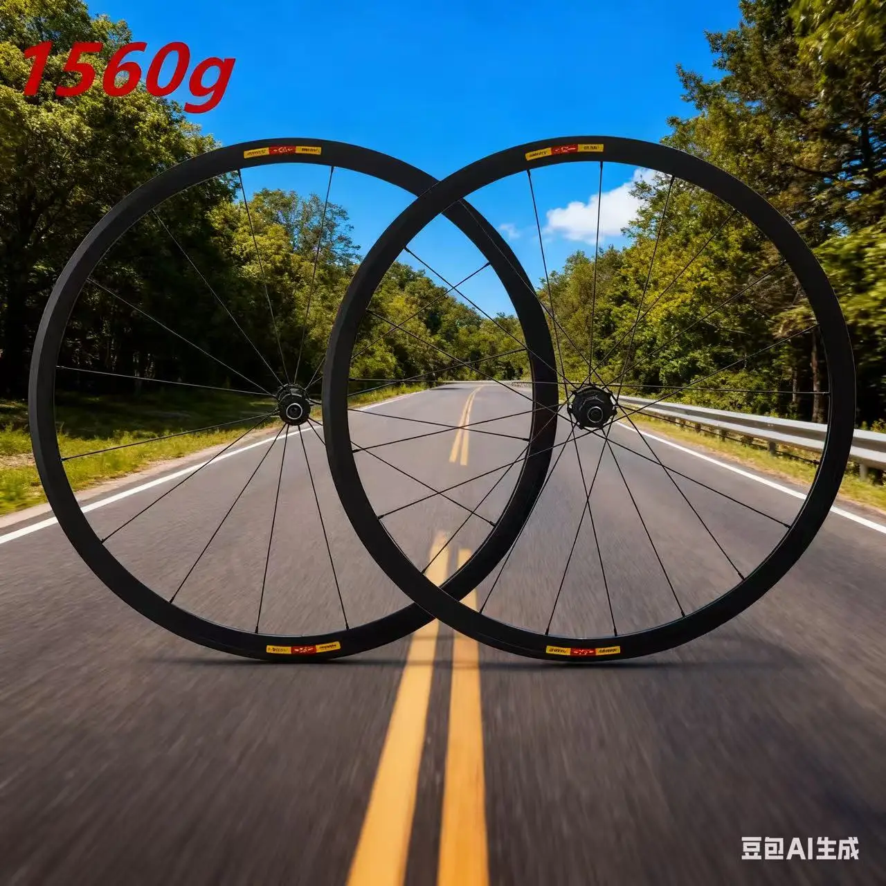 

superLight1560g700C Bike Wheelset 16/21V BMX Road Bicycle Wheels Aluminum Alloy Brake Wheelset with First Two Rear Four Bearings
