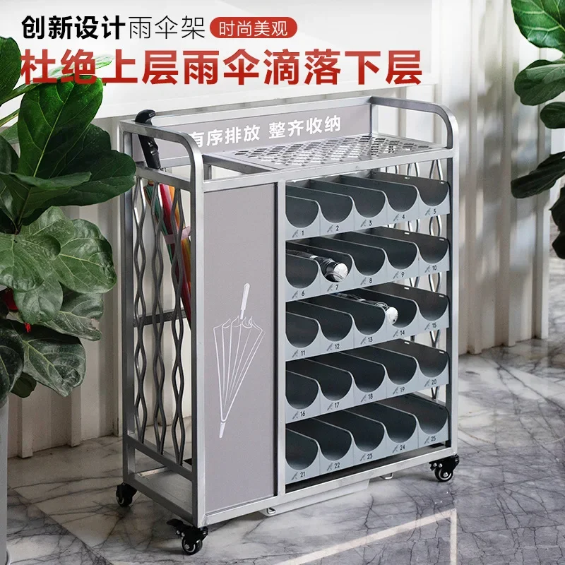 Commercial umbrella rack Multi-layer umbrella rack School class shop entrance rack umbrella bucket spot wholesale